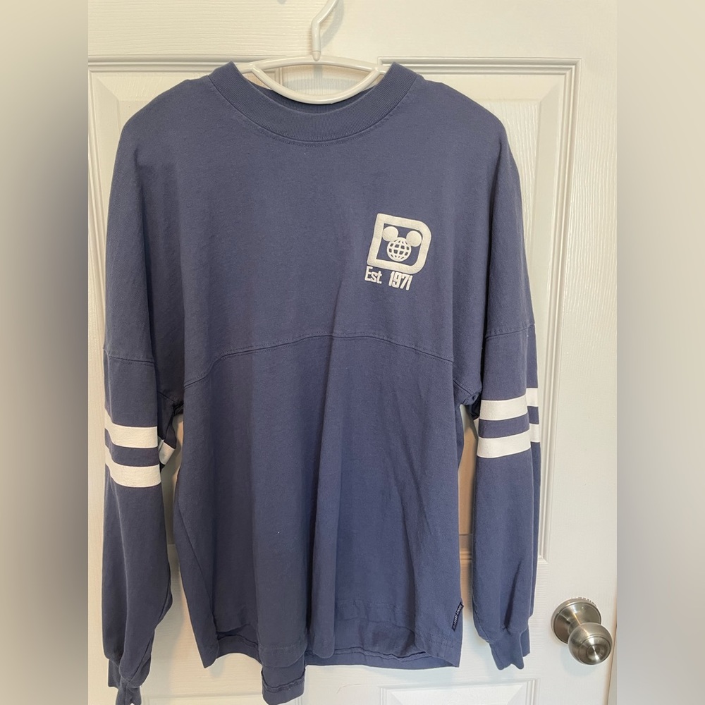 Walt Disney World blue spirit jersey- SZ Small